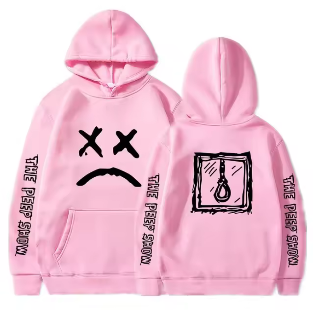 The peep hoodie - Rosa