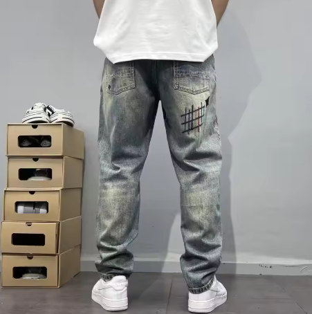 Multicolored - Baggy jeans