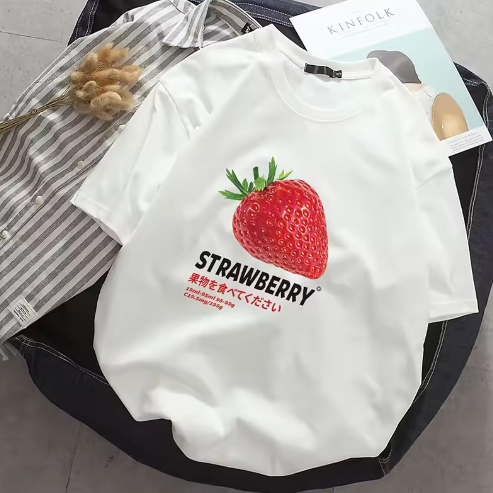 "Strawberry tee"