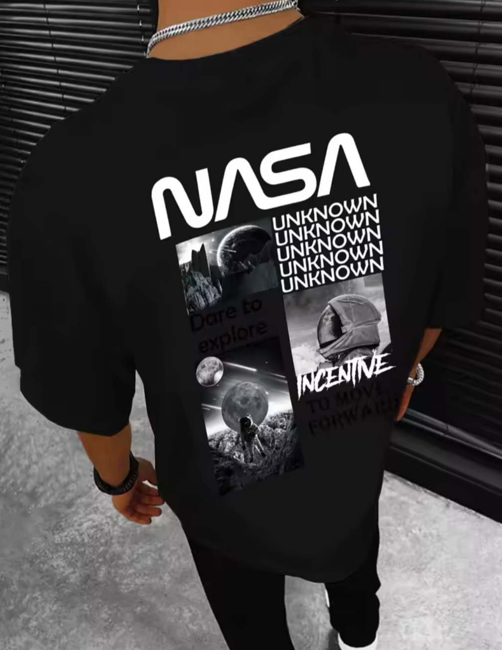 NASA Oversized - Svart