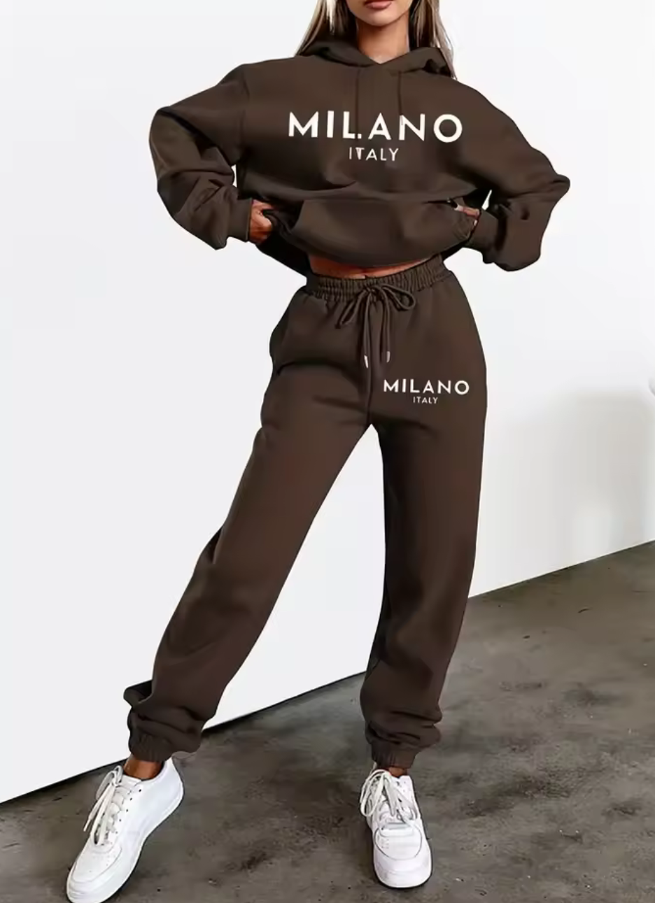 MILANO ITALY Hoodieset – Sportig stil möter italiensk elegans