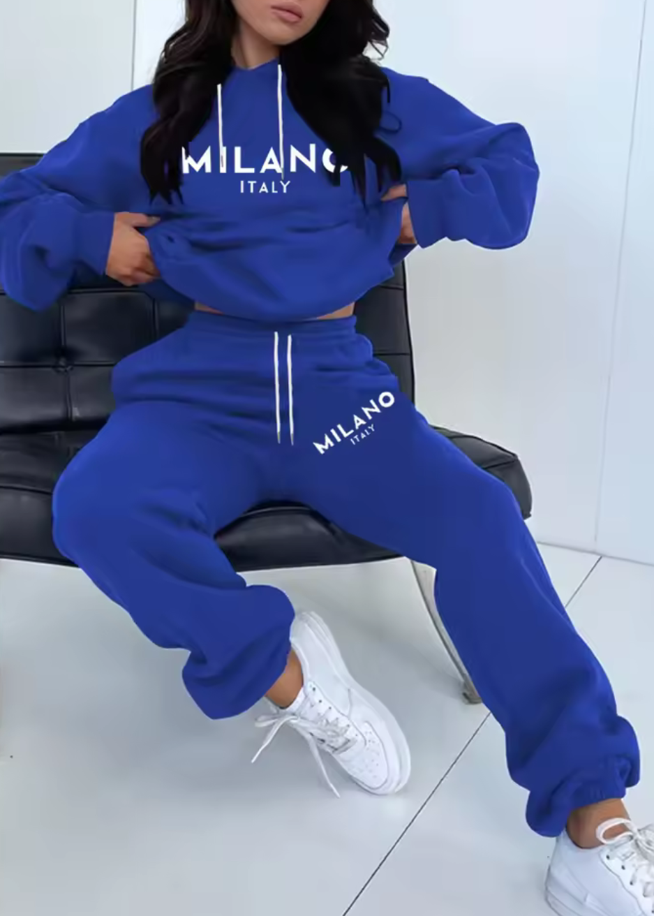MILANO ITALY Hoodieset – Sportig stil möter italiensk elegans