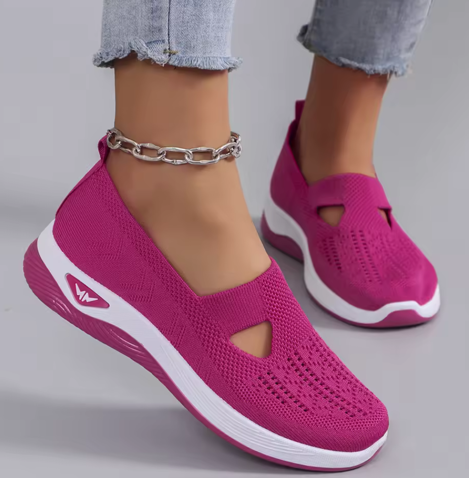 Slip-on Skor – Sportig komfort i färgstark design