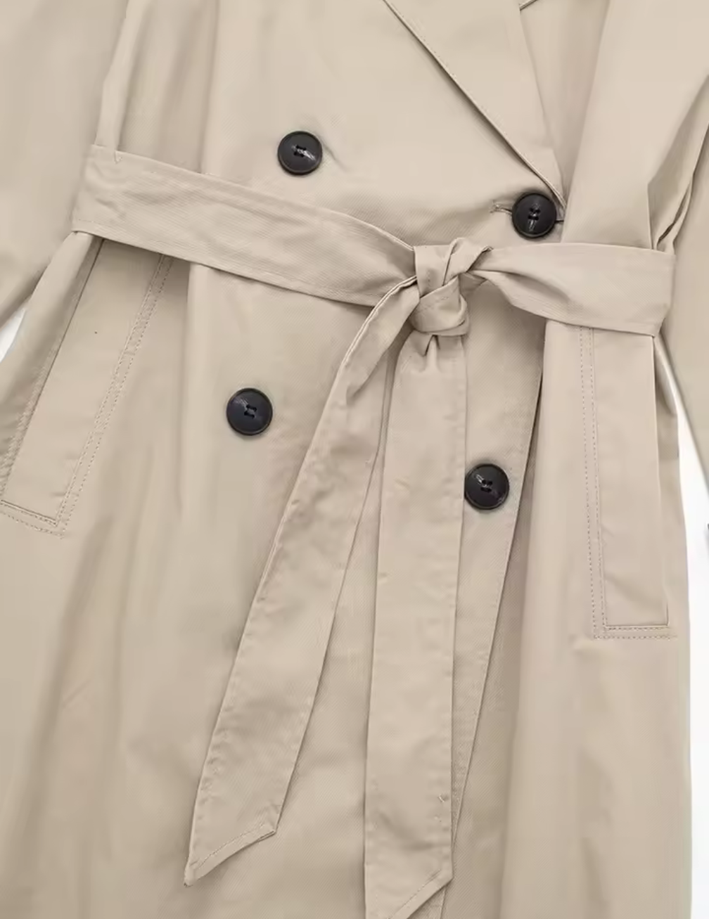 Klassisk Trenchcoat med Skärp
