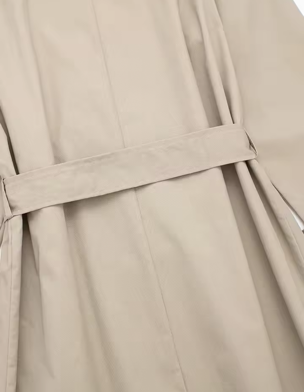 Klassisk Trenchcoat med Skärp