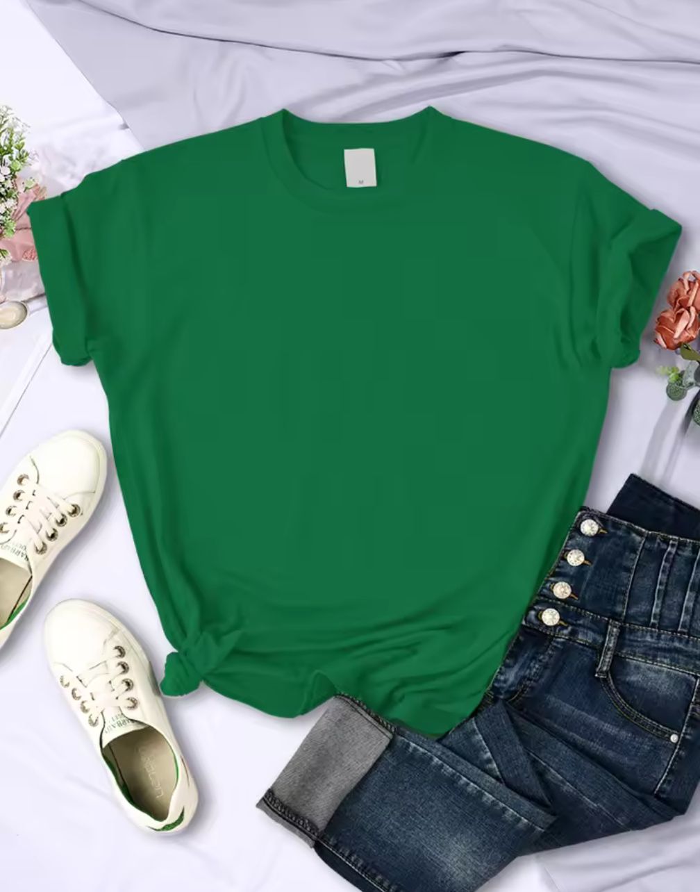 Klassisk Rundhalsad T-shirt – Din basfavorit