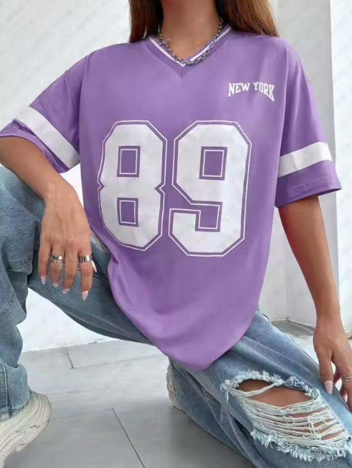 NYC '89 Oversized Jersey Tee