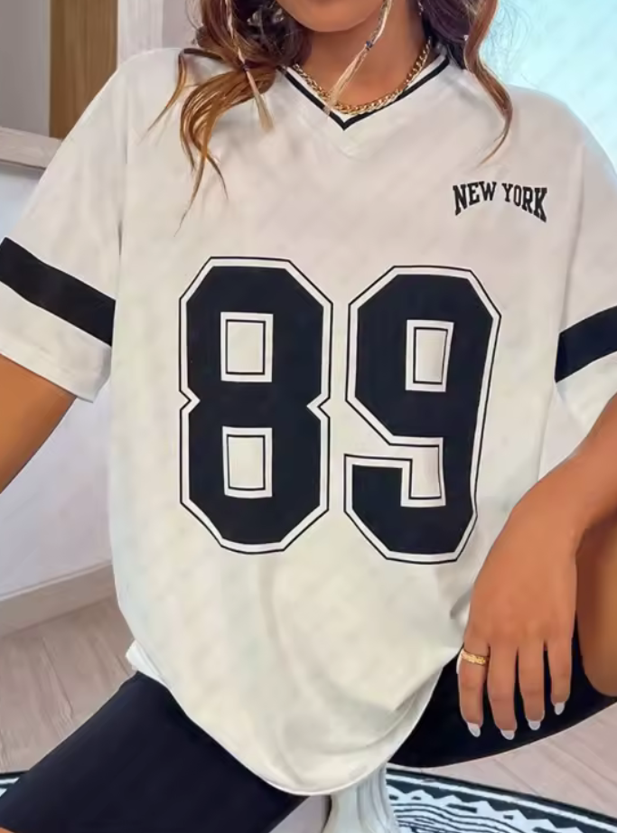 NYC '89 Oversized Jersey Tee
