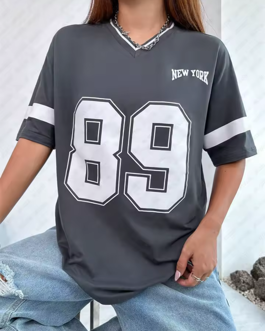 NYC '89 Oversized Jersey Tee