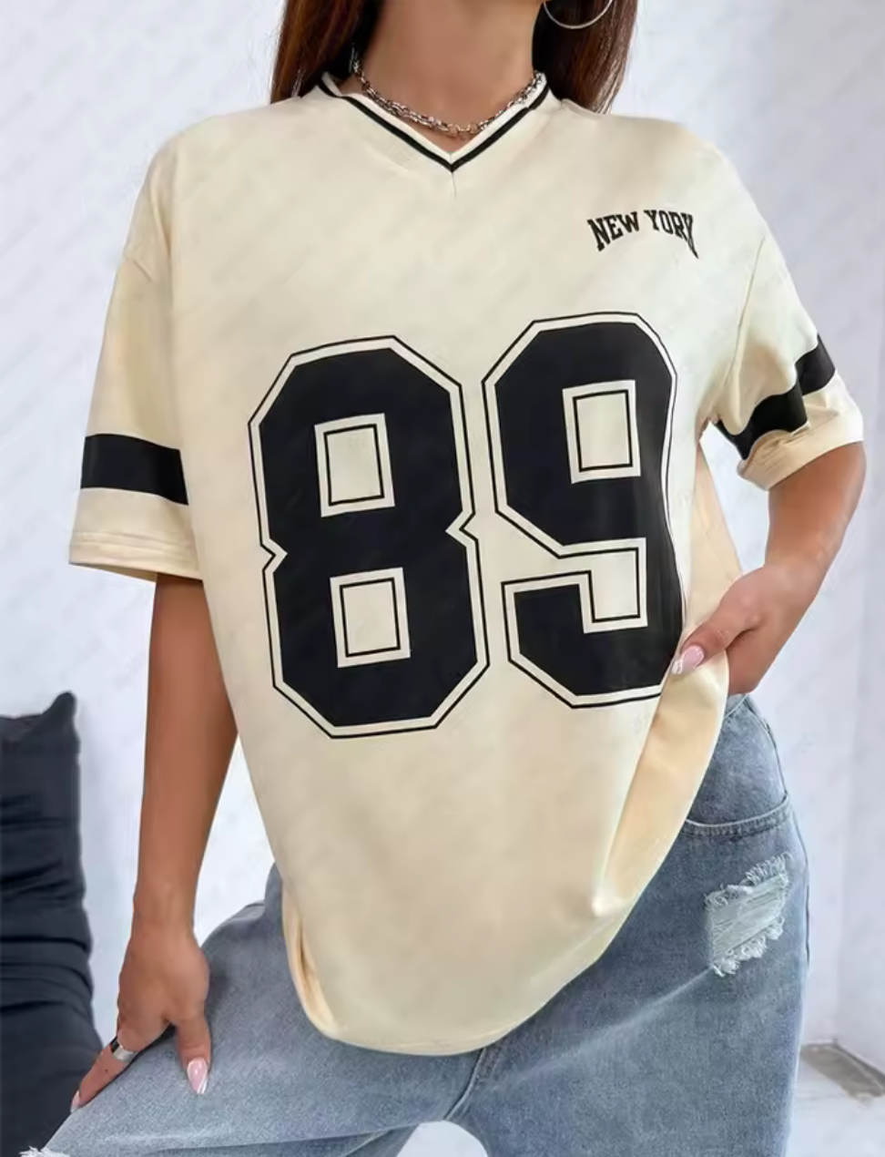 NYC '89 Oversized Jersey Tee