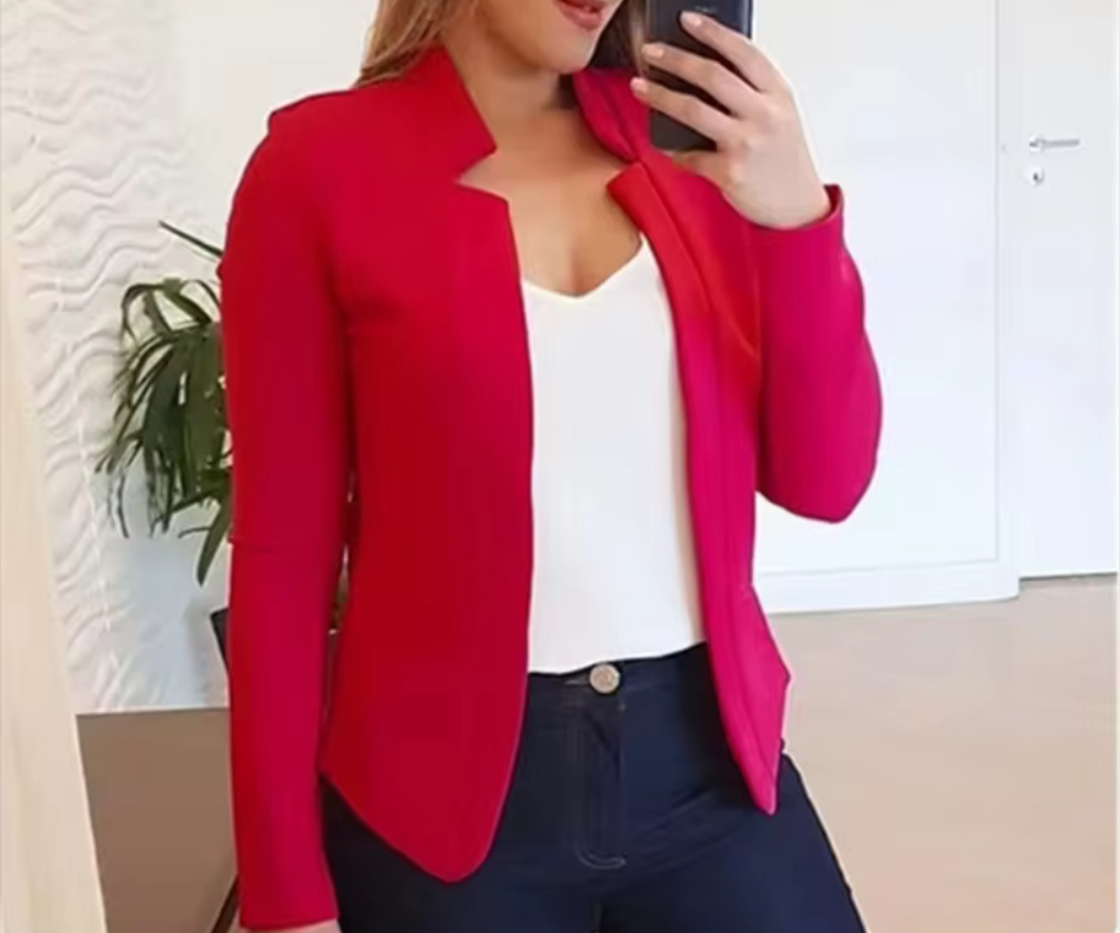 Stilren öppen blazer