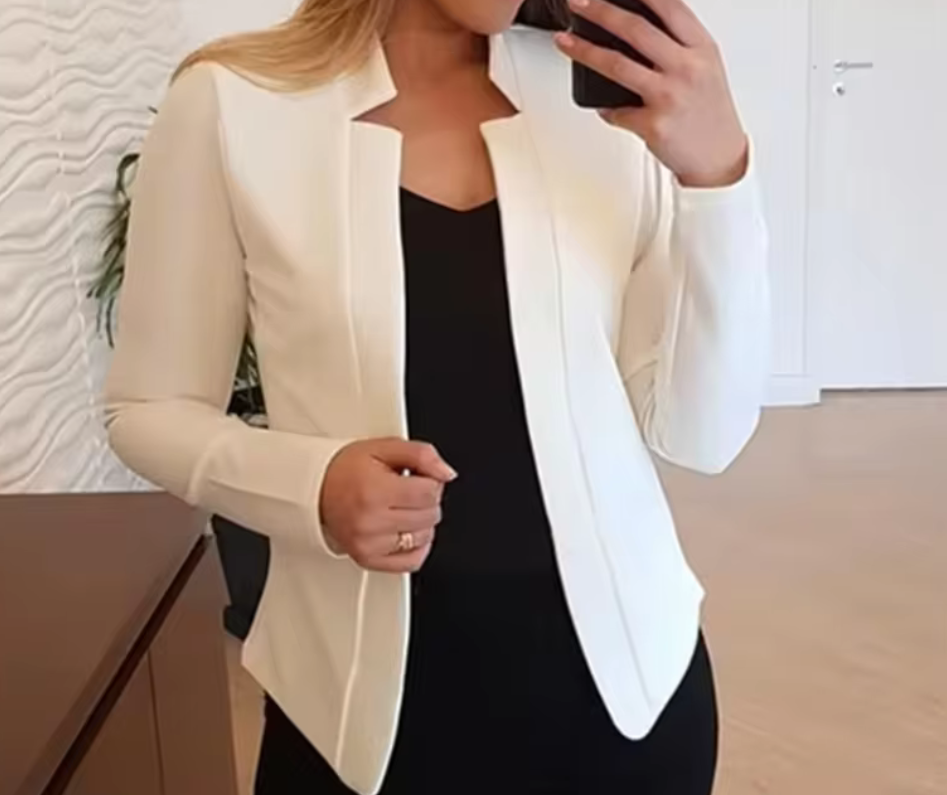Stilren öppen blazer
