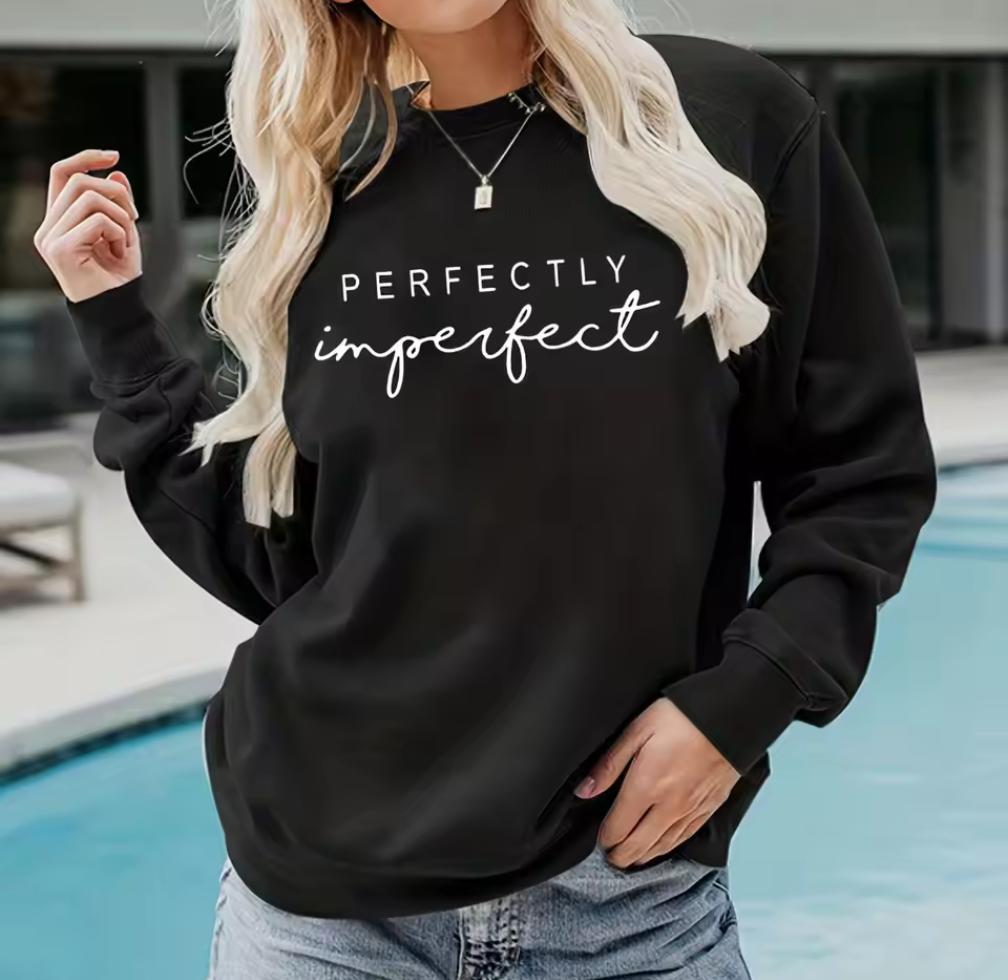 Perfectly Imperfect Sweatshirt – Statement med Stil