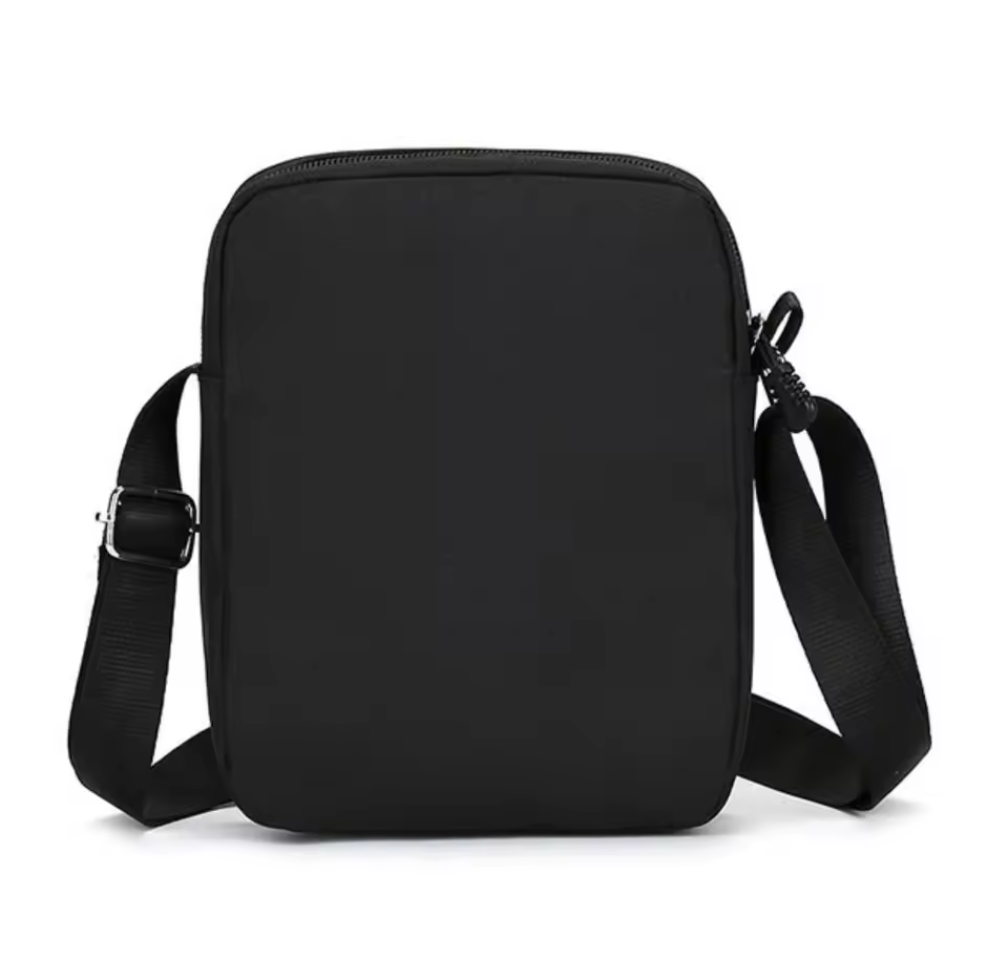 Minimalistisk herrväska med axelrem