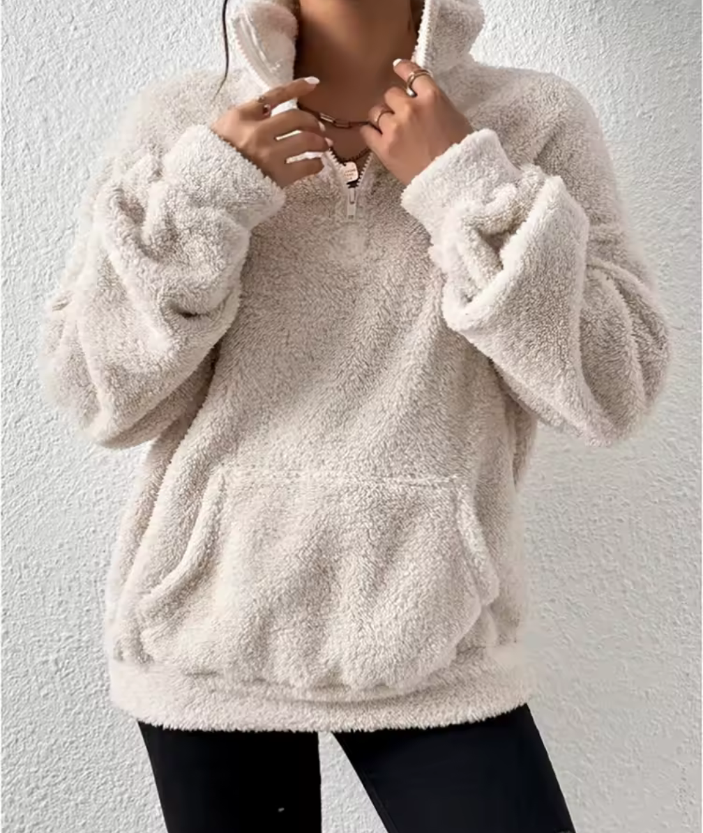 Mysig fleece med dragkedja – för vardagslyx i varje ögonblick