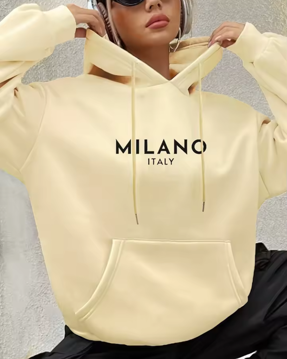 MILANO ITALY Hoodie – Trendig streetstyle med italiensk twist