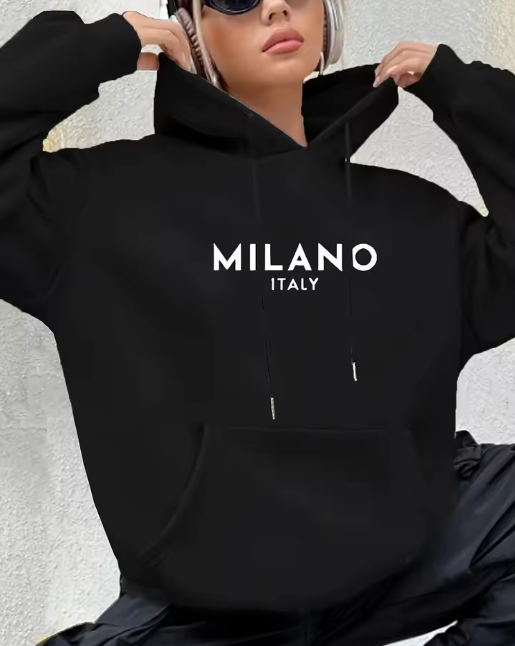 MILANO ITALY Hoodie – Trendig streetstyle med italiensk twist