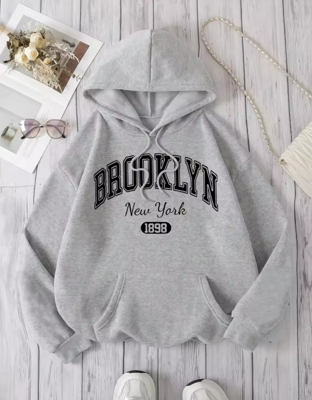 Oversize hoodie – BROOKLYN New York 1898