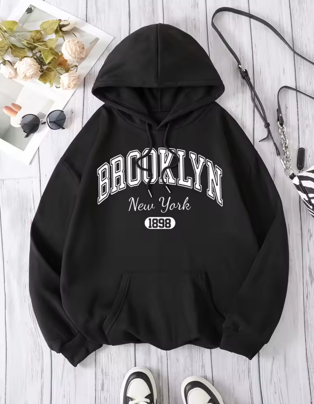 Oversize hoodie – BROOKLYN New York 1898