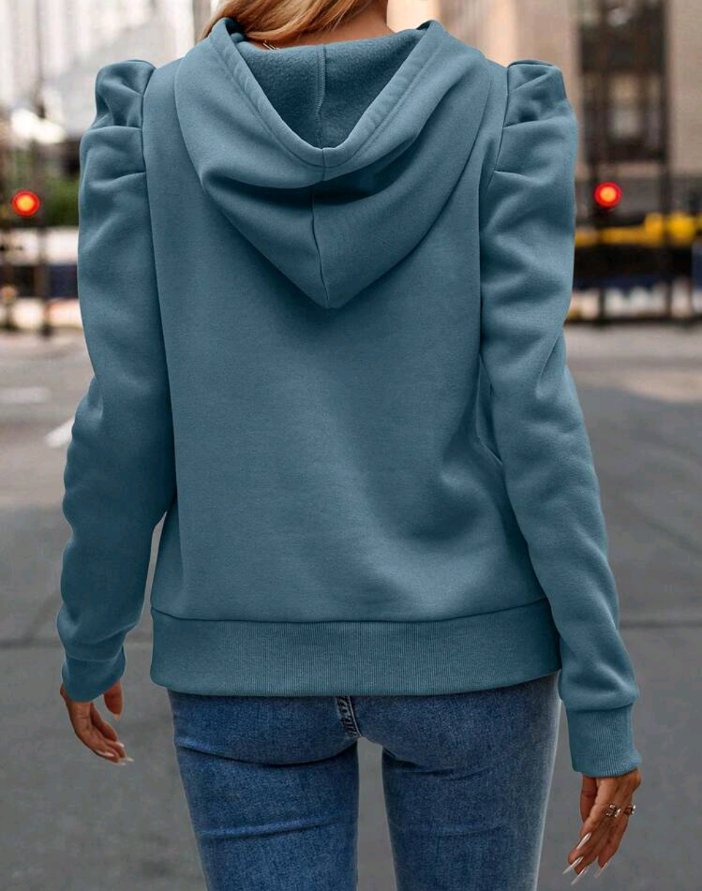 Puffärm Hoodie – Sporty meets Chic