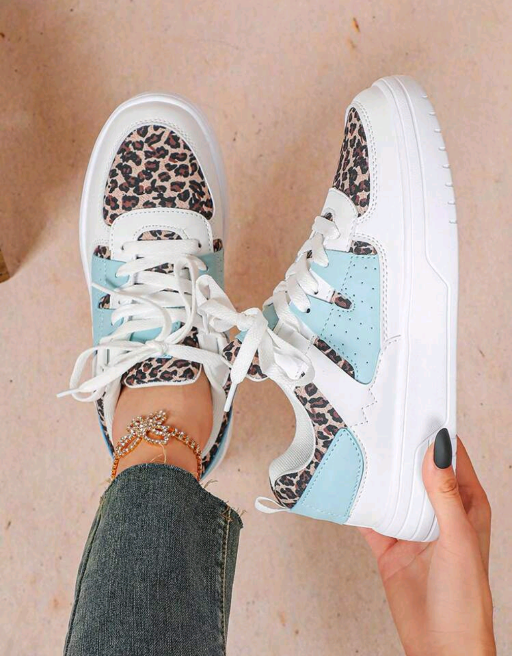 Pastellfärgade sneakers