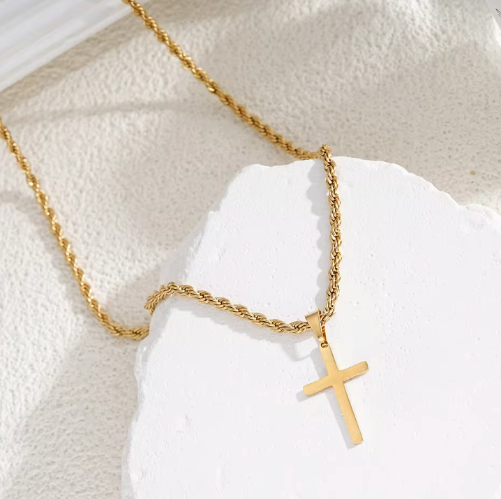 Simple Cross - Halsband