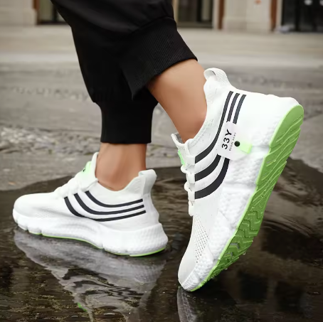 Sportiga Lättvikts Sneakers - Svarta