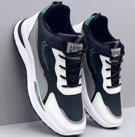 Svartgröna Sneakers – Unik & Sportig Streetwear-look