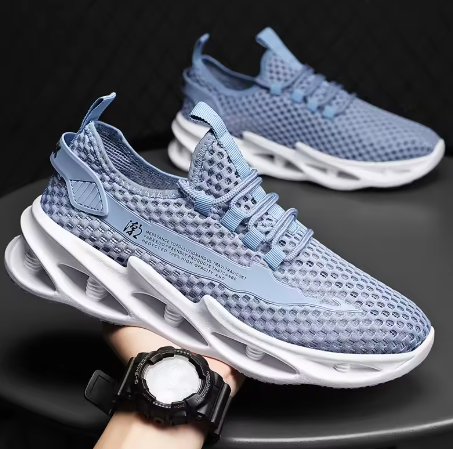Blå Futuristiska Sneakers – Teknologi & Stil i Perfekt Harmoni