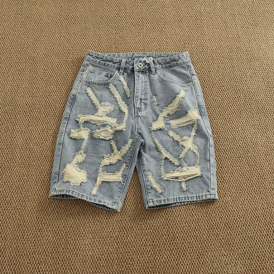 Distressed Jeansshorts – Ripped Streetstyle