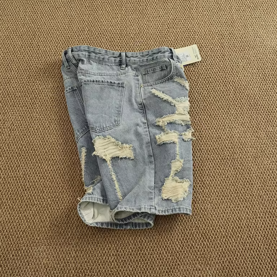 Distressed Jeansshorts – Ripped Streetstyle