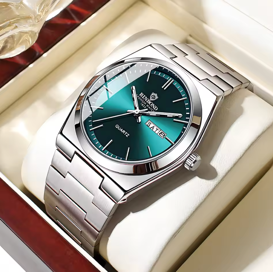 BINBOND Classic Quartz – Stilren elegans för varje tillfälle - Svart