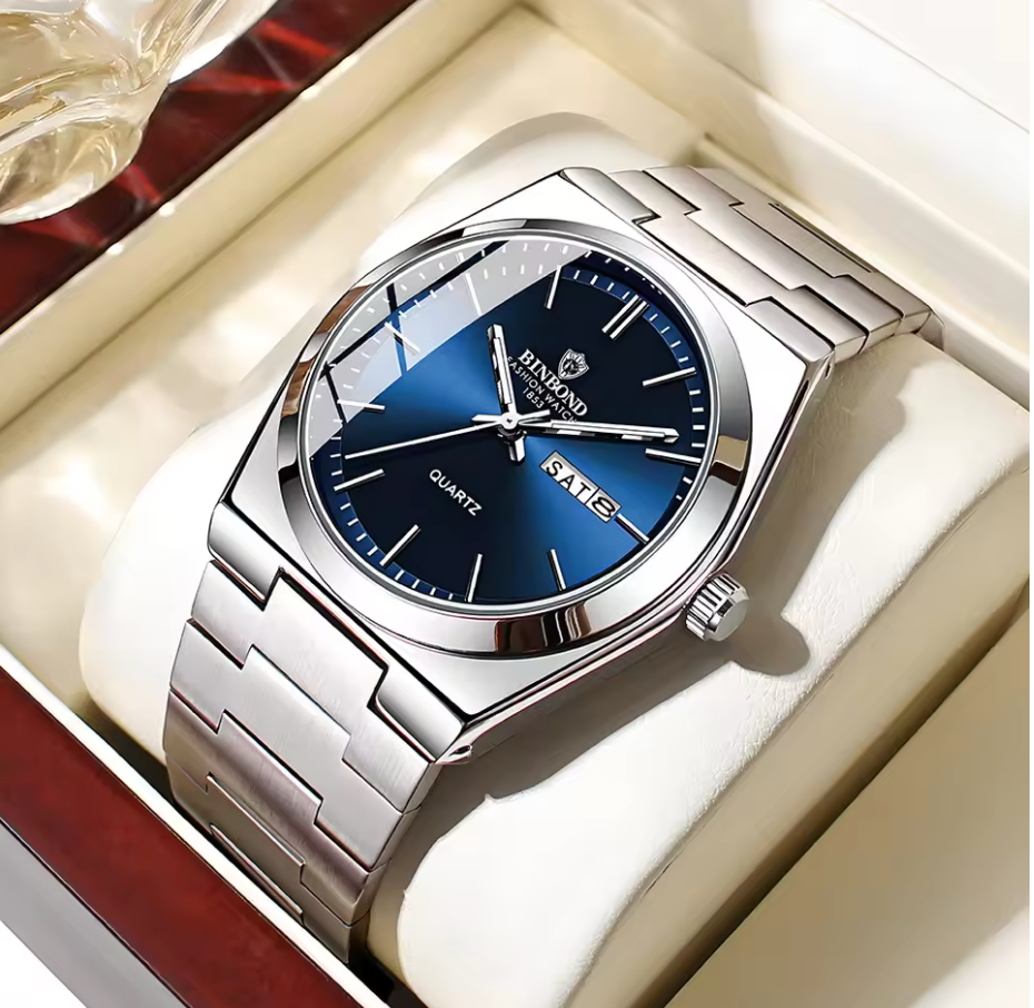 BINBOND Classic Quartz – Stilren elegans för varje tillfälle - Svart