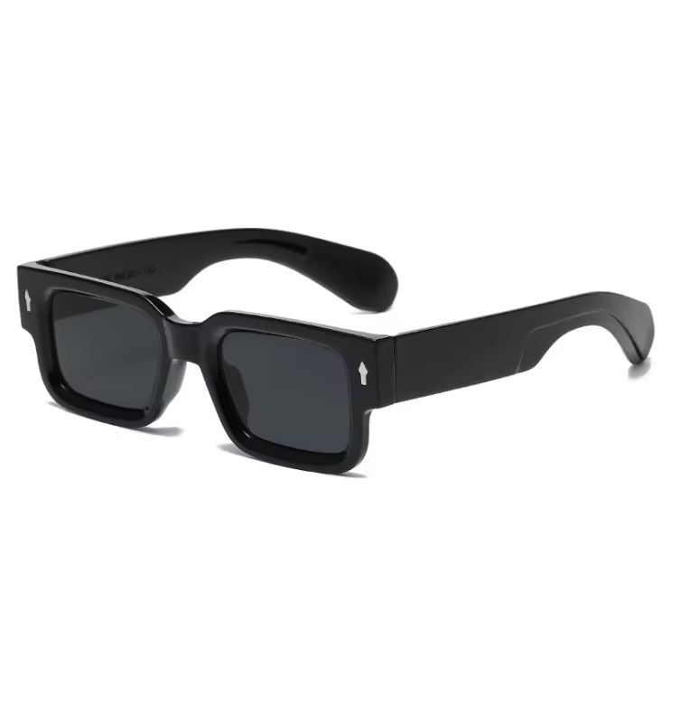 Retro Square Shades – Statement-solglasögon i färg