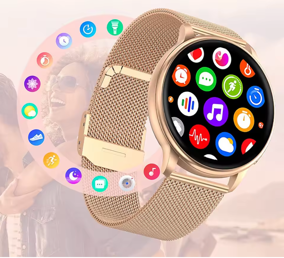 Luna Luxe Smartwatch – Elegant design möter smart funktion / Silver