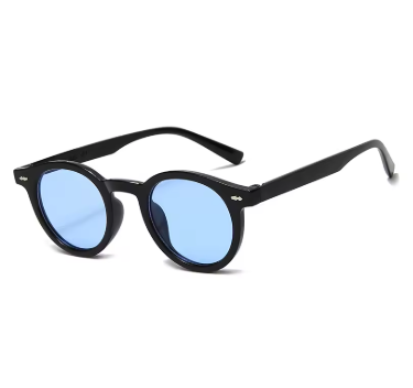Round Blue Vintage – Solglasögon med retrovibe & modern twist