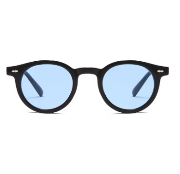 Round Blue Vintage – Solglasögon med retrovibe & modern twist