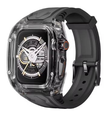 Futuristisk sportklocka med transparent boett – maximal stil och funktion i ett! / Orange