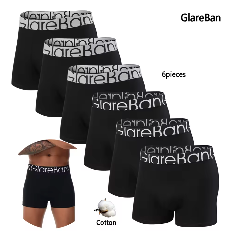 GlareBan 6-pack kalsonger – maximal komfort, stilren design