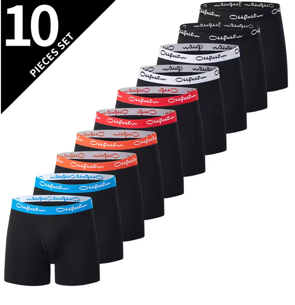10-pack boxerkalsonger – maximal komfort, maximal stil