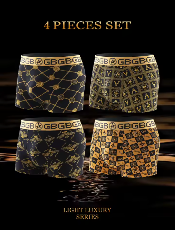 Light Luxury Series – 4-pack Premiumkalsonger med exklusiv design