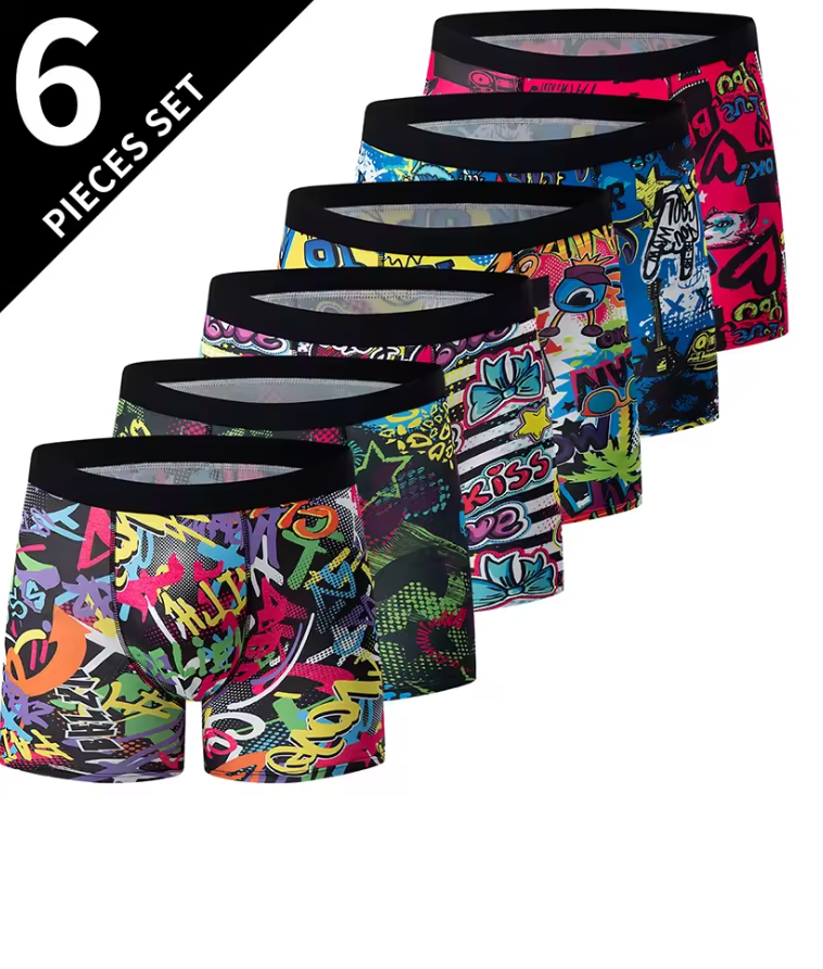 6-pack boxershorts – "Urban Graffiti Edition"