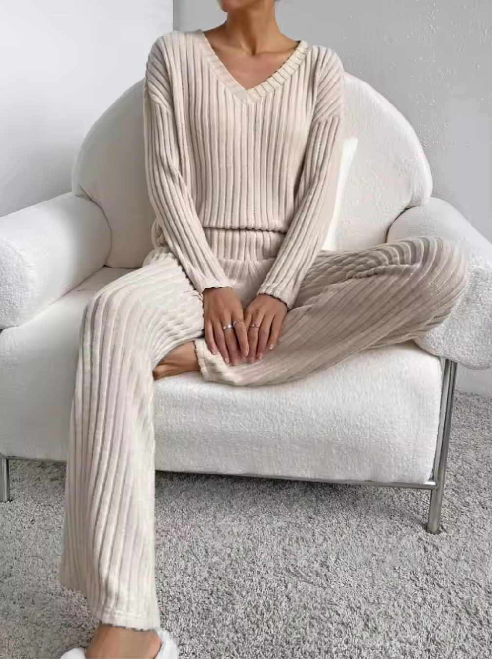 Mys, stil & komfort i ett – Ribbat loungset i flera färger