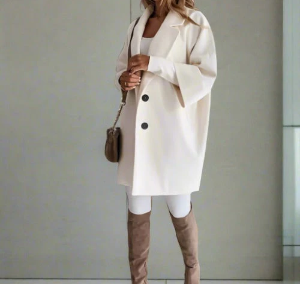 Korta pilotjackor med teddyfoder – Beige & Svart