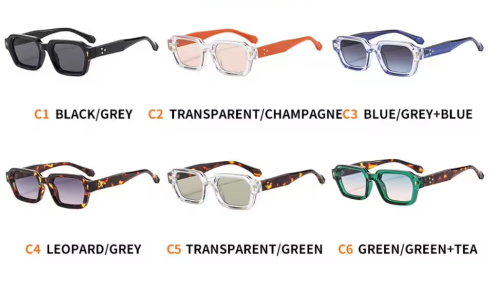Retro Rectangle Shades