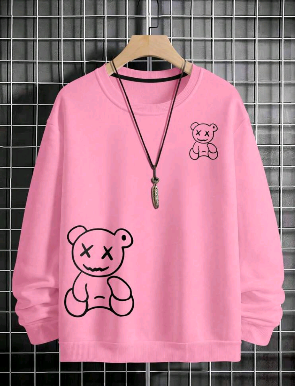 Dead x Teddy - Sweatshirt - Rosa