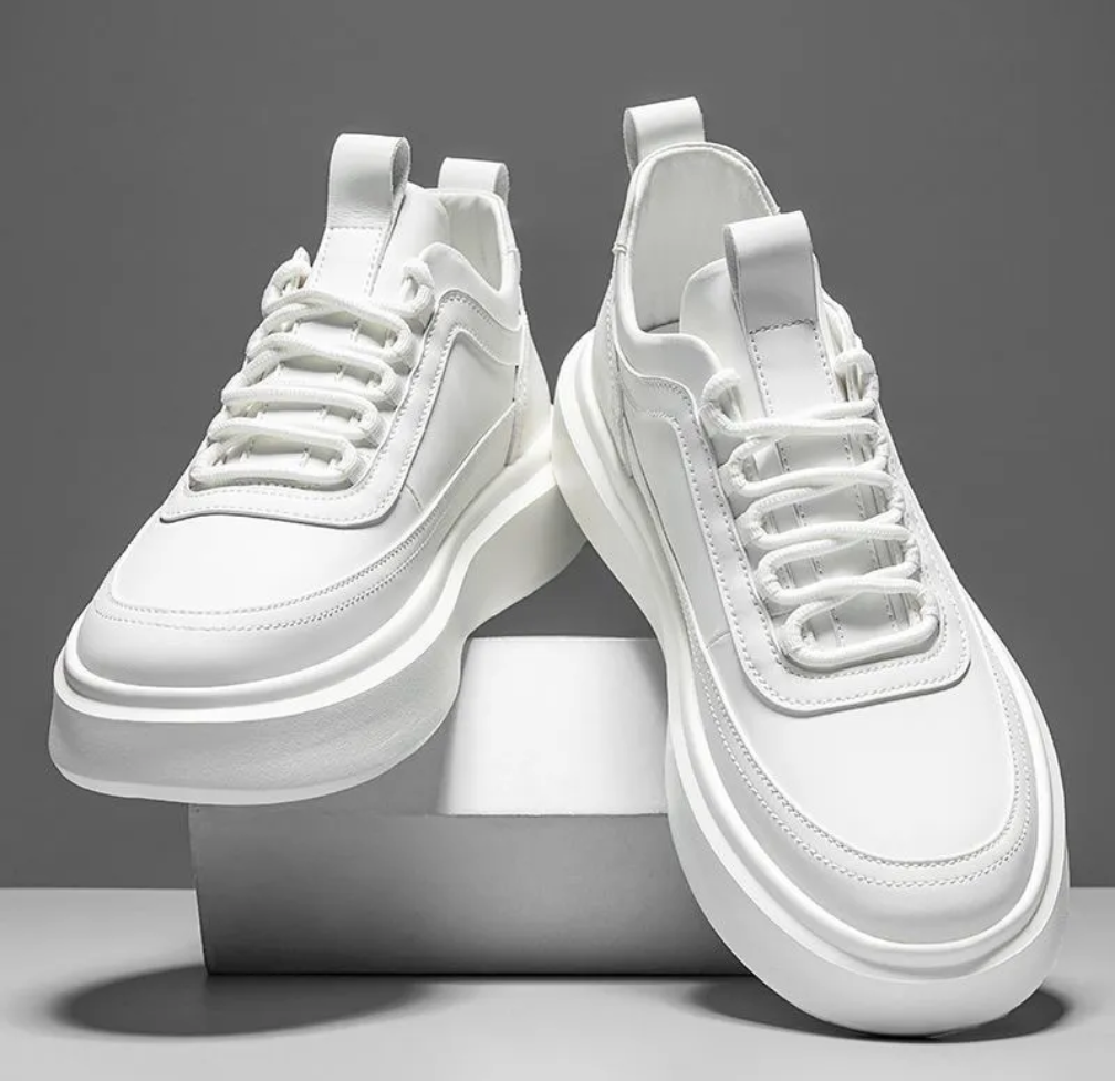 Chunky vita sneakers – stilren statement-look med modern attityd