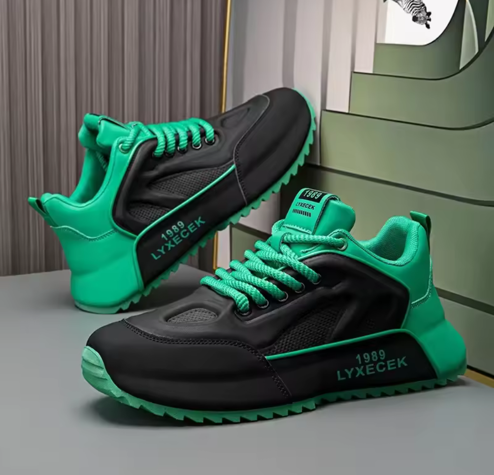 Chunky sneakers "1989 LYXECEK" – sportig design i trendiga färgkombinationer