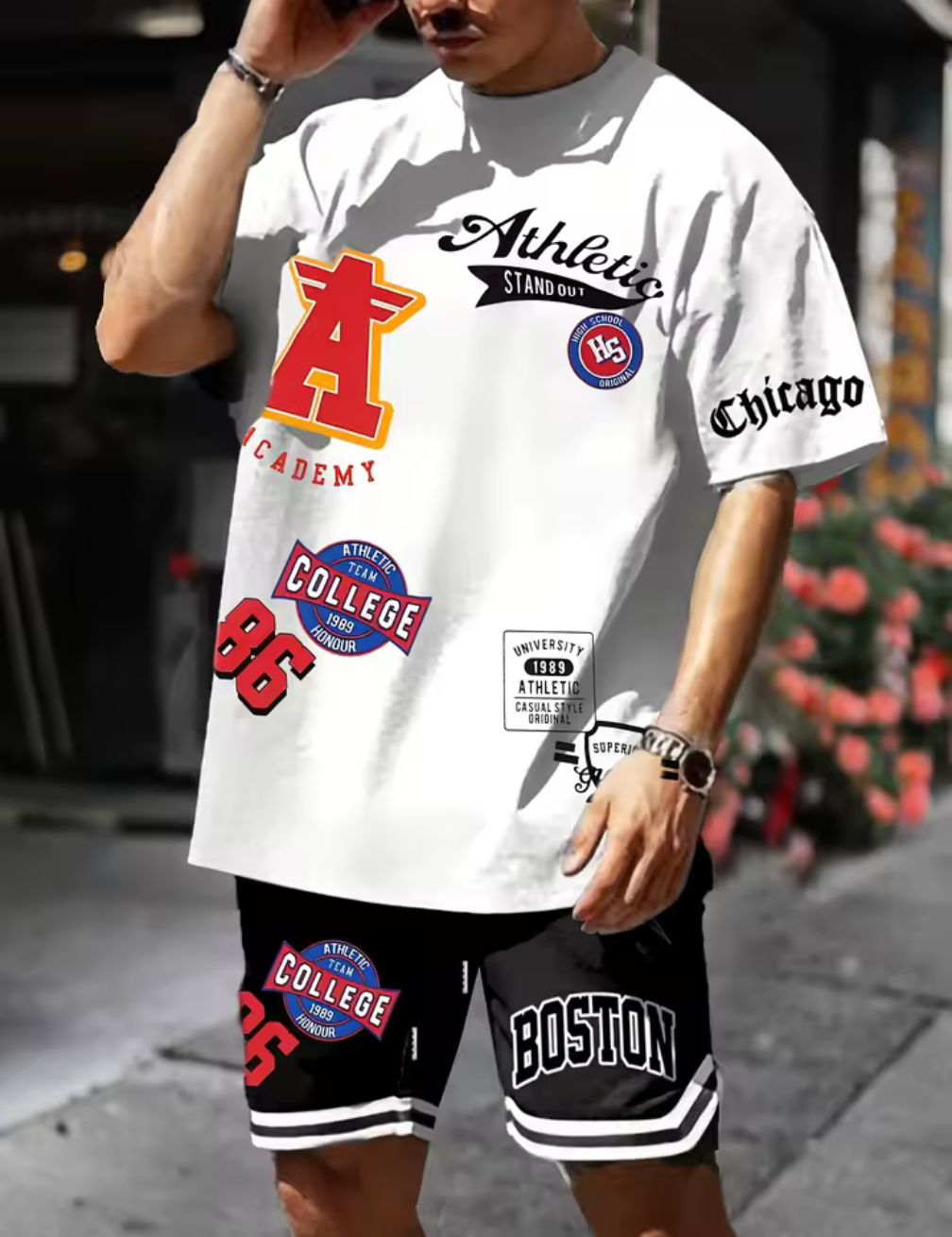 College Style Set – Sportigt & Trendigt Tvådelat Set