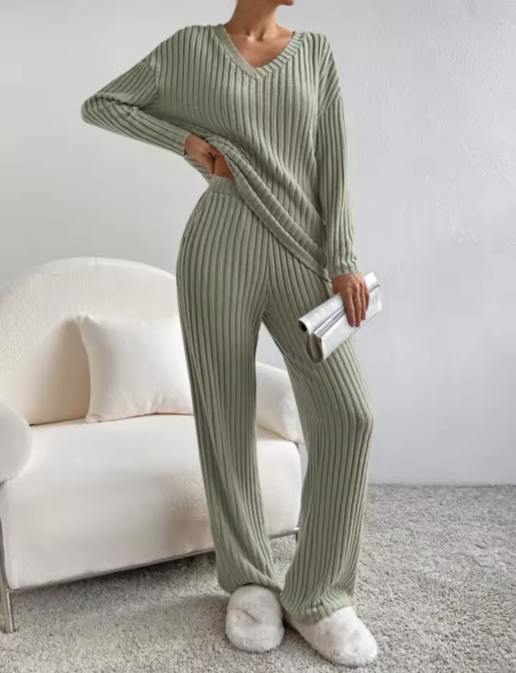 Mys, stil & komfort i ett – Ribbat loungset i flera färger
